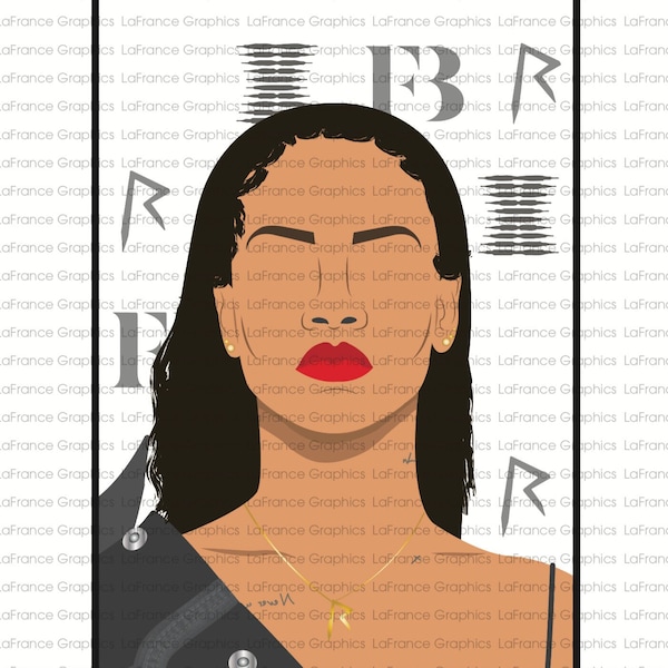 Rihanna Digital download, Rihanna Poster, digital art, Fenty Beauty, Savage X Fenty