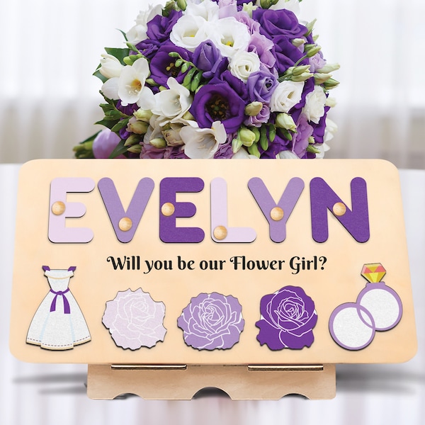 Will you be my ring bearer puzzle will you be our ring bearer proposal Ask Ring Bearer gift flower girl ring bearer puzzle ring security