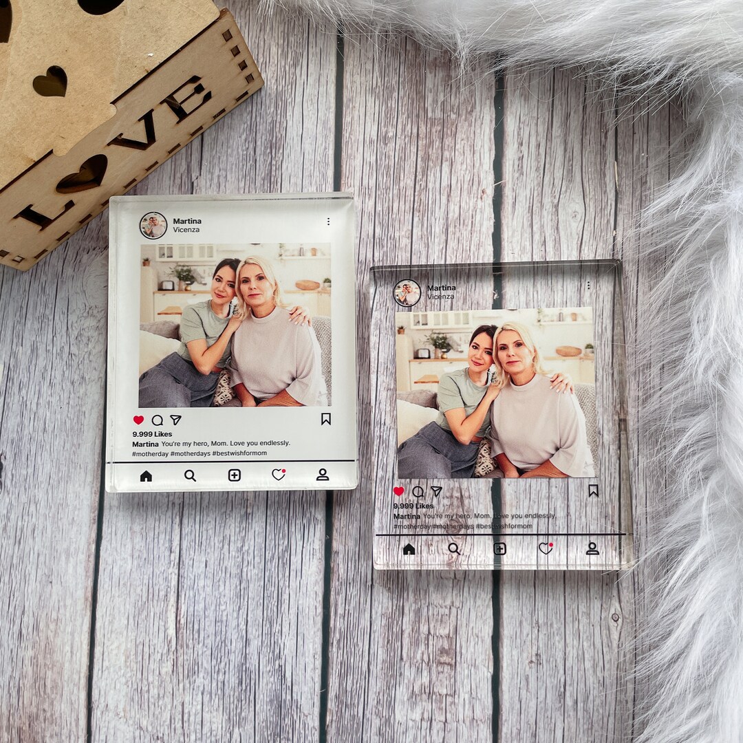 Personalized Acrylic Plaque, Custom Photo Gift, Acrylic Picture Frame ...