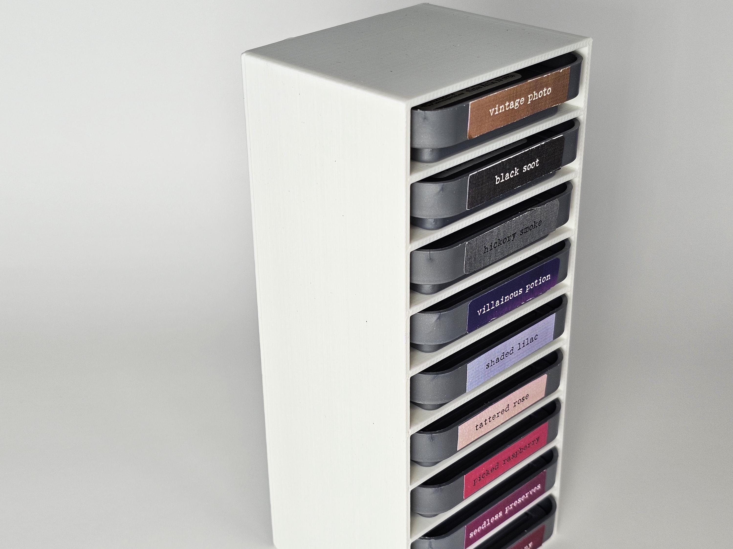 3D Printed Ink Pad Holder – Vertical Organizer for Tim Holtz Distress ...