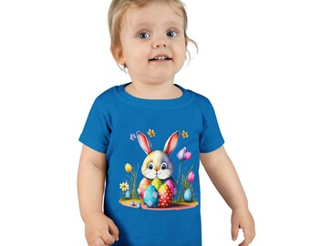 Cute Bunny Shirt for Toddlers, Cotton