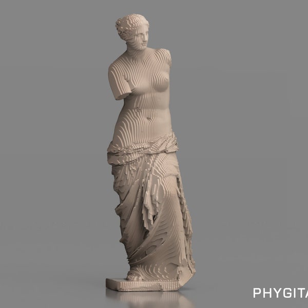 Classical Modern Parametric Venus De Milo Digital File Package for 3D Printing/CNC/Laser