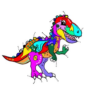 Dino the Dinosaur print