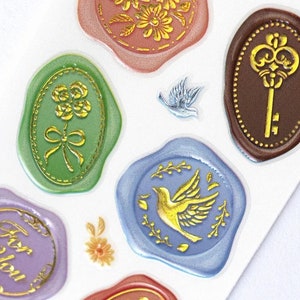 Wax Seal designed Stickers - NB. Co Japan