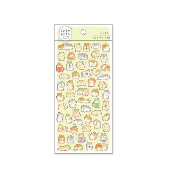 Cute Hamster Stickers - Mind Wave Japan