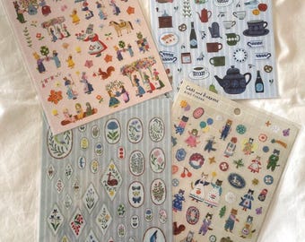 Cozyca x Aiko Fukawa x Midori Asano / sticker sheet