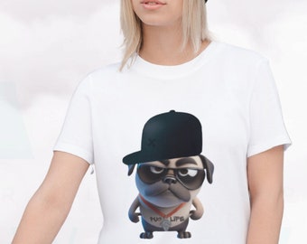 Pug Life T-Shirt | Aesthetic Streetwear | Trendy Shirts | Graphic Tees for Women and Men