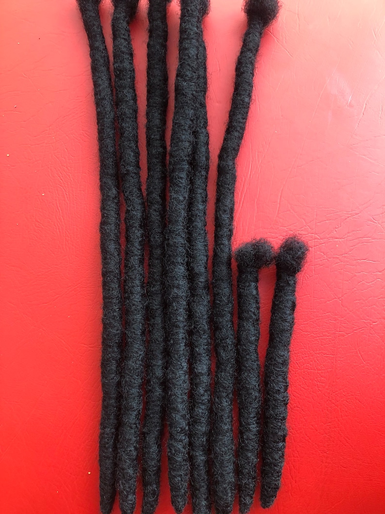 Wick Dreadlocks Extensions 8 Wicks per Bundle Price for 8 Pcs Human