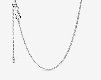 MiMi Essentials Adjustable Curb Chain Necklace - Various Lengths.