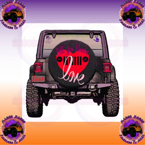 Off Road 4x4 SUV Valentine's Design