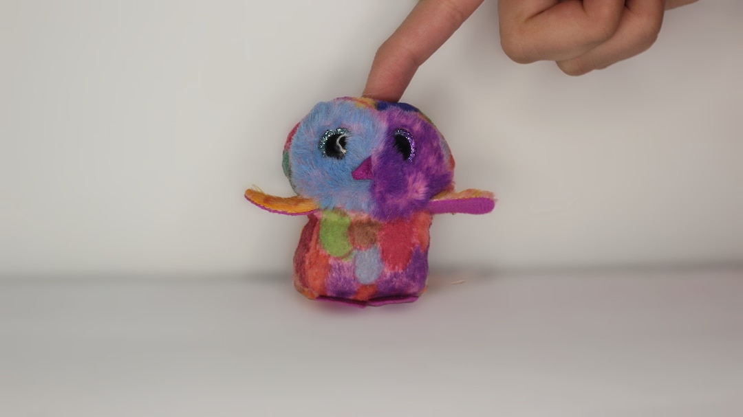 Beanie Boo Custom Mini Beanie Boo Custom Hoot Muti Colored Owl Etsy