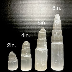 Selenite Towers, Selenite Charging Tower, Crystal Charging, Crystal Cleansing, Crown Chakra, Third Eye Chakra, Recharging, Natural Selenite