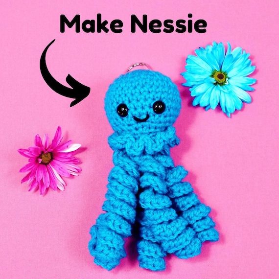 Crochet Kit for Beginners Nessie the Jellyfish Everything is Included 