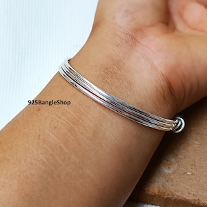Knots Sterling Silver Bracelet - Unisex Design