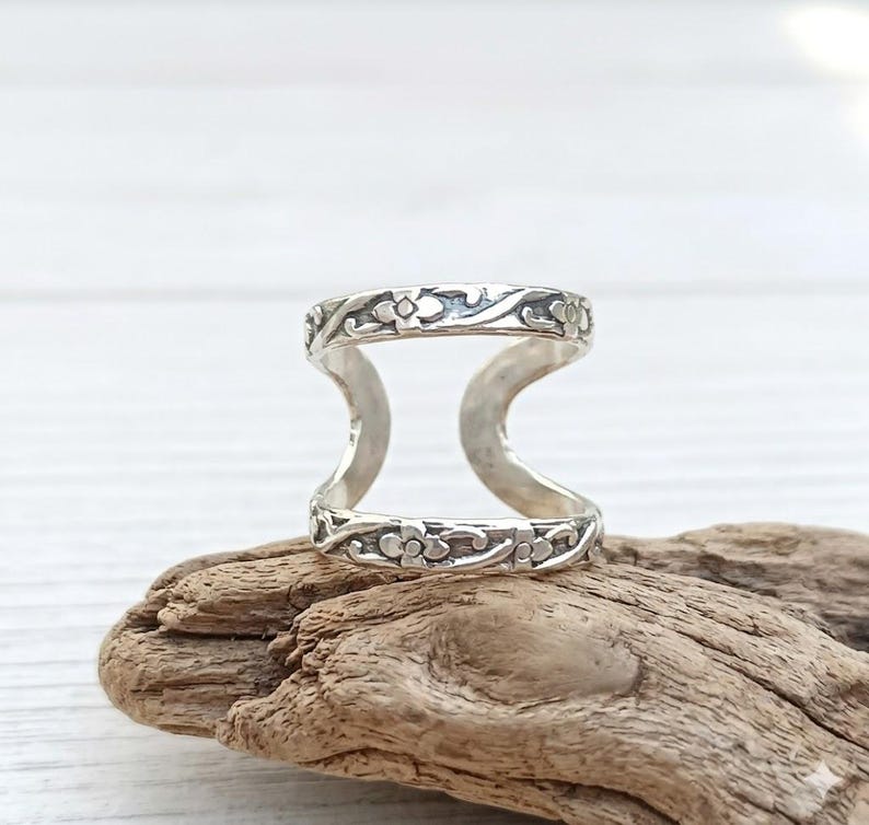 Sterling Silver Arthritis Ring Set: Splint Knuckle & Thumb Support - Etsy