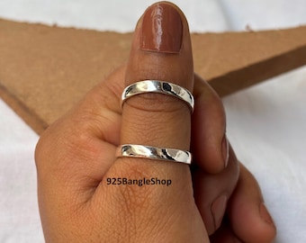 Anillo de plata de ley para artritis: soporte para nudillos y pulgar