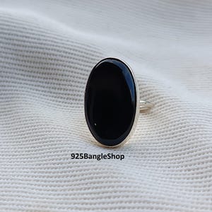 Black Onyx Ring, 925 Sterling Silver Ring ,Natural Ring ,Gemstone Ring ,Handmade Ring ,Black Stone Ring ,Beautiful Ring ,Gift For Women