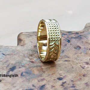 Dainty Brass Stacking Rings: Minimalist Midi Ring Set