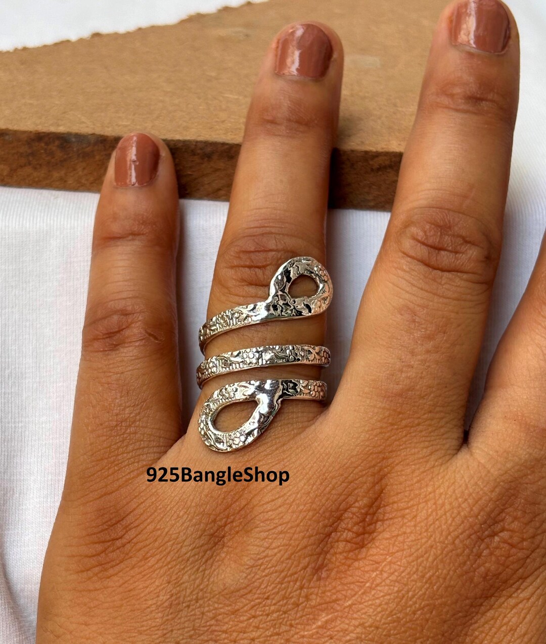 Adjustable Arthritis Ring, 925 Sterling Silver Splint Ring, Silver Swan ...