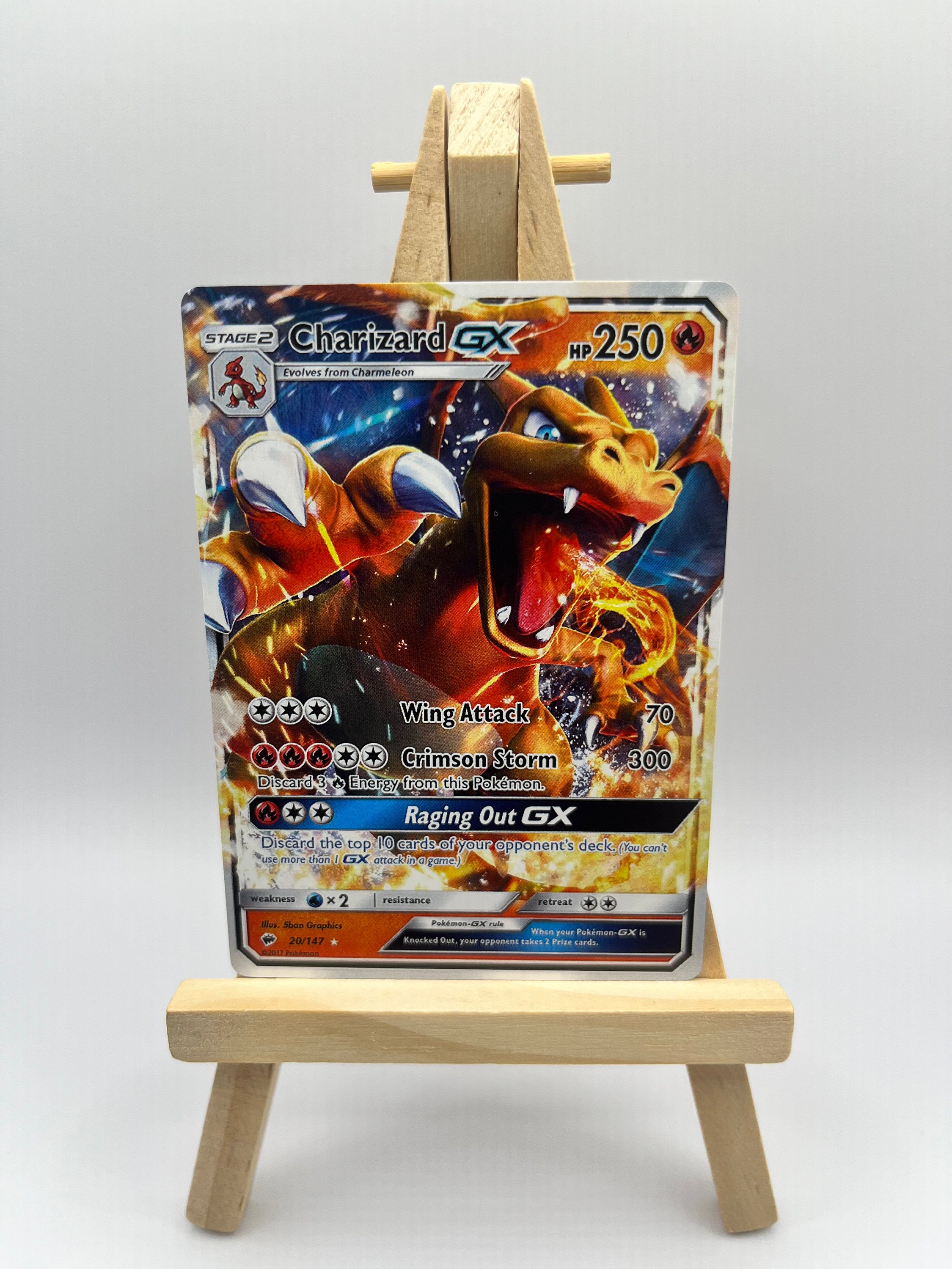 Shadow Lugia ho oh gx charizard gx ex vmax v Pokémon card Orica holographic  Pikachu Pokemon celestial lights custom made