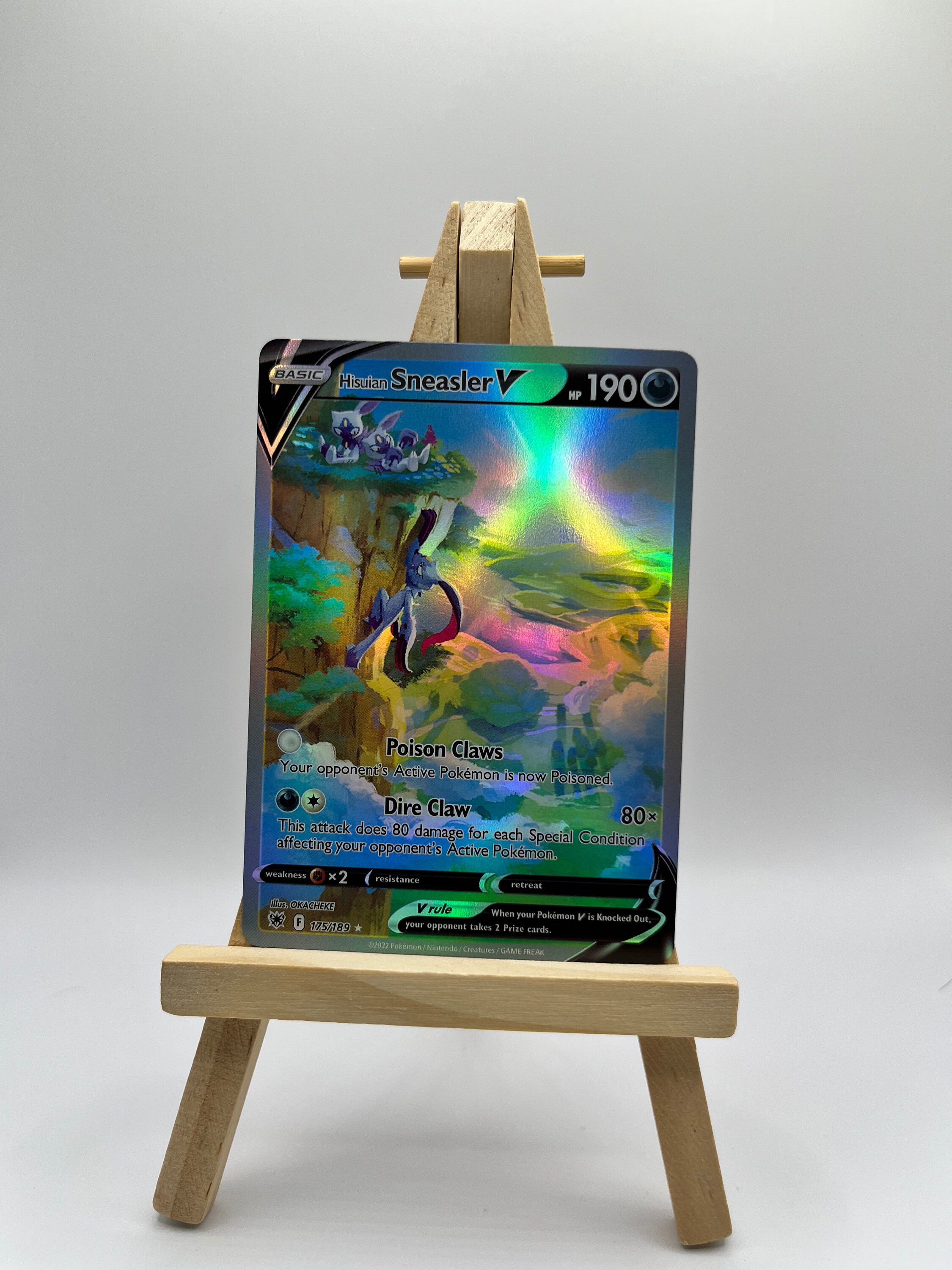 Hisuian Sneasler V alternate Full Art SWSH10 Astral Etsy