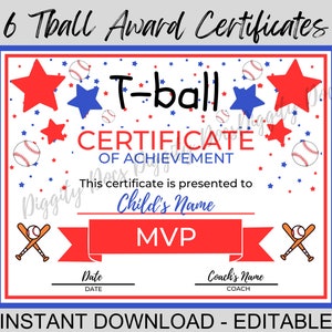 T BALL EDITABLE Award Certificates - Il 300x300.5029301527 Gvaa