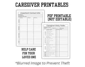 Caregiver Printable: For the elderly and their caregiving. Help Keep Caregivers Informed | Nursing Home | Caregiving | Assisted Living