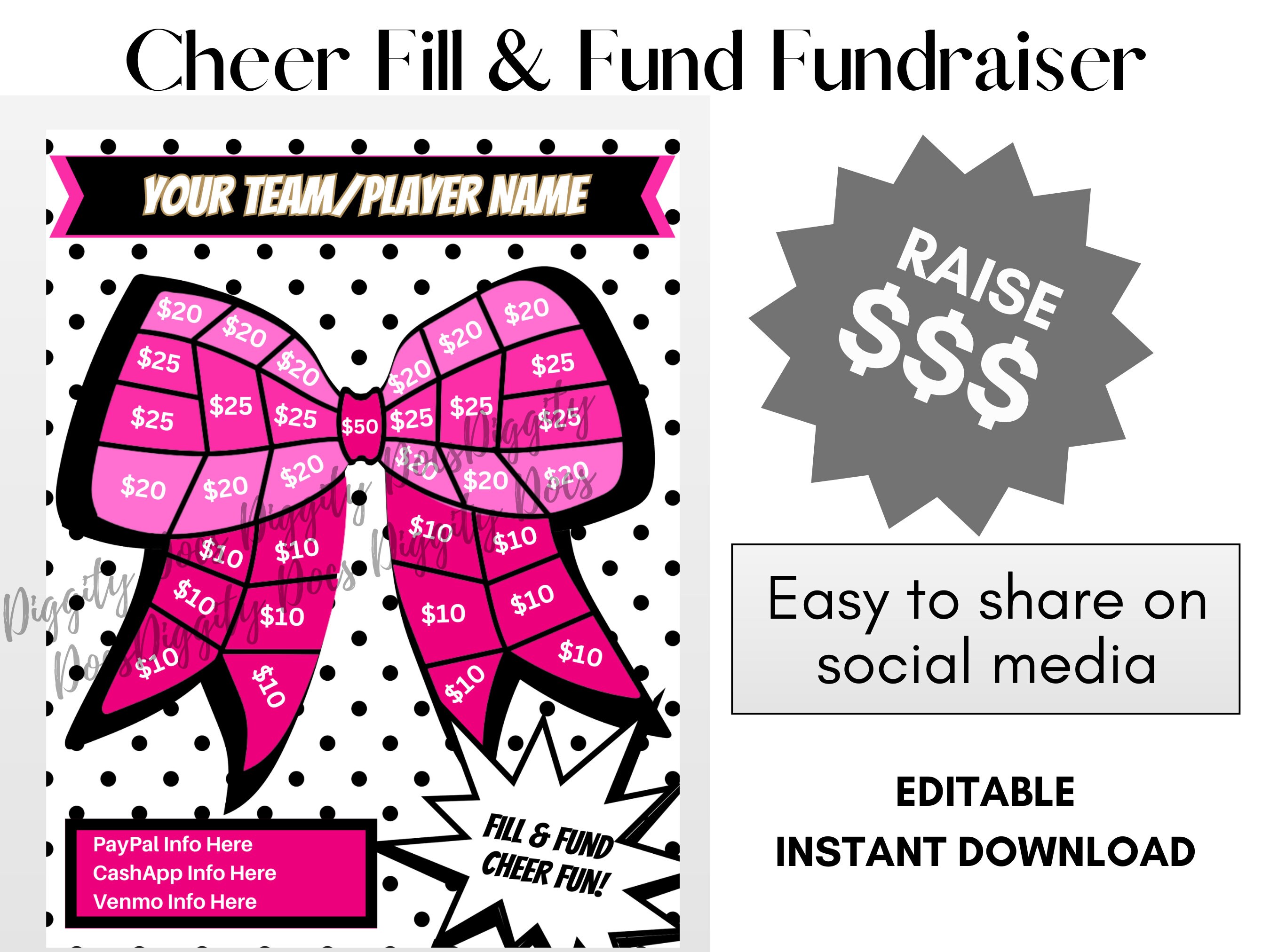 Cheer Bow Fundraiser - ecanow9