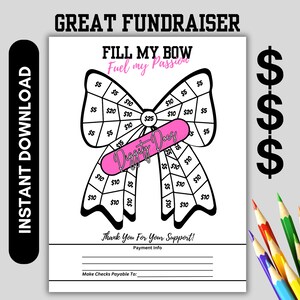 CHEER FUNDRAISER | Fill My Bow |girl Fundraiser| Cheer Fundraiser ...