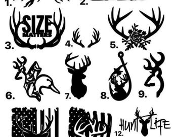Hunting & Fishing Vinyl Decal: Duck Window Sticker