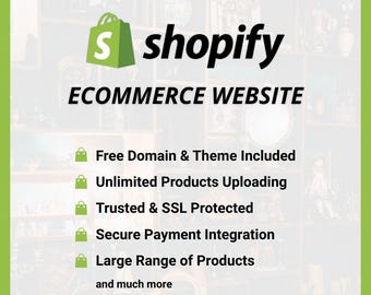 Shopify Website Development Service | Custom Shopify Store Design | Ecommerce Website Setup | Dropshipping Store