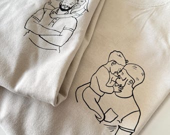 Individuelles Bügelbild nach Foto – personalisiertes Aufbügelmotiv Transferbild – Shirt Deko – Geschenkidee