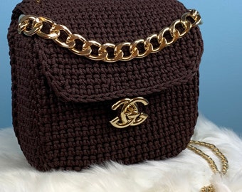 Luxury Bag, Crochet luxury bag, Handmade Original Purse, Luxury Purse, Crochet Purse