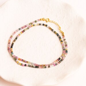 Laura Multicolor beaded summer necklace for Women image 1