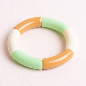 Camille Acrylic Curved Tube Beads for Women image 1
