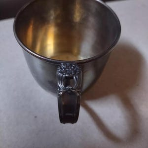 1847 Rogers Bros Eternally Yours Silverplate Baby Cup No Mono