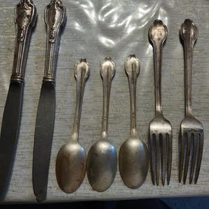 International Silver Co The Fontainebleau Hotel Miami Flatware Lot Of 7 Pieces