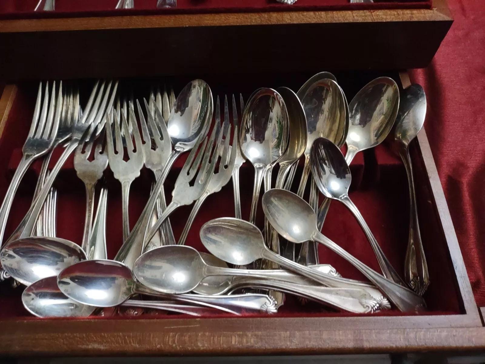 Oneida Platería De Plata KING JAMES 1985 Lote De 5