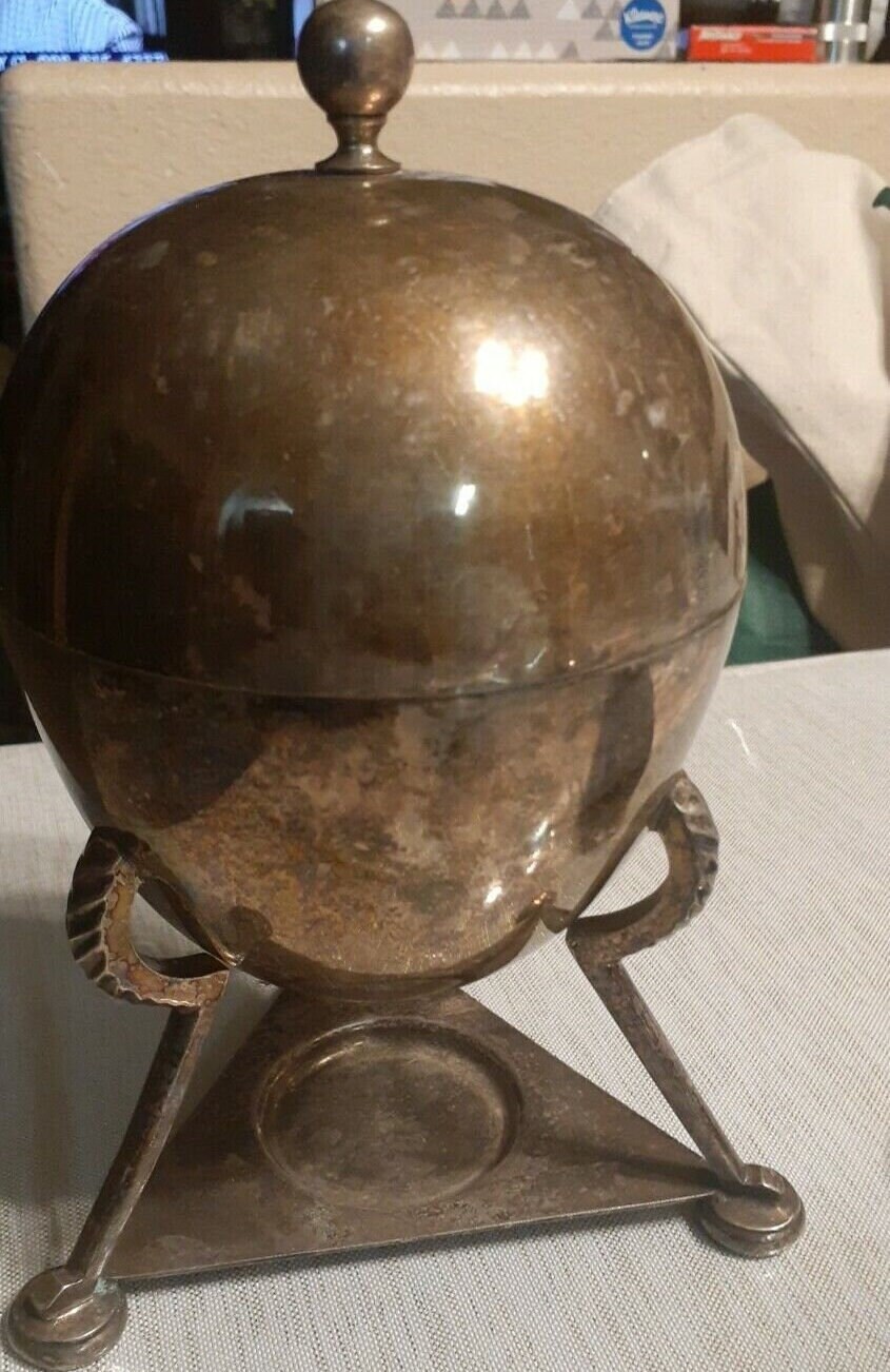1895年 英国アンティーク 純銀製 脚付きボンボンディッシュペア
