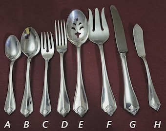 Comunidad Oneida, EE. UU. o Canadá, Rey Jaime 1985, baño de plata. Se vende por unidad.