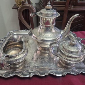 Barker Ellis Tea Set - Etsy
