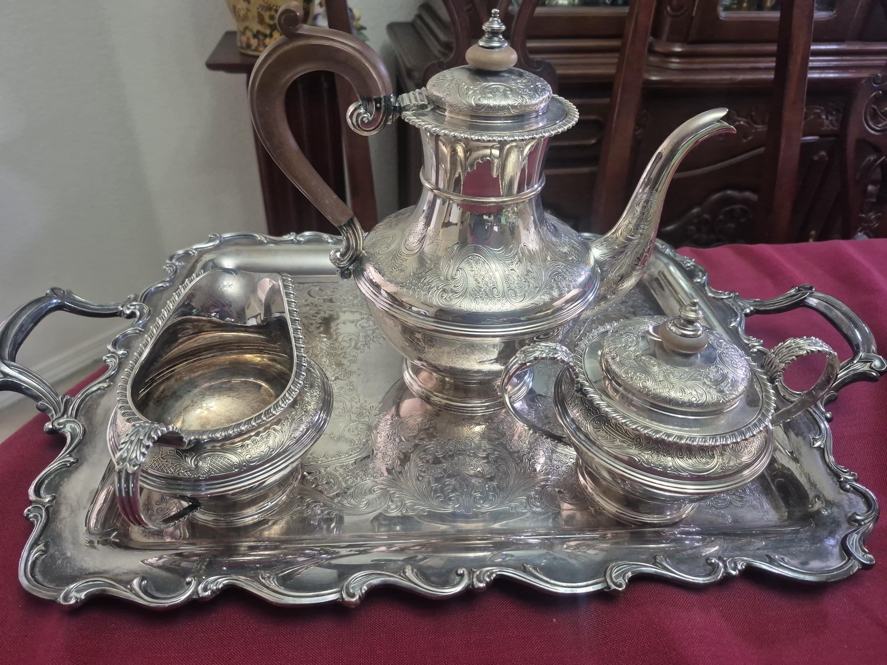 Barker Ellis Tea Set - Etsy