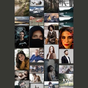 May include: A website for a photography business called "Lunar Photography." The website features a gallery of images, a contact form, and information about the photographer's services. The website is designed in a dark color scheme with a modern aesthetic.