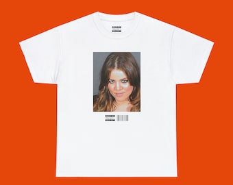 Khloe KARDASHIAN Chemise Mugshot | -shirt de téléréalité de la culture pop | haut pour soirée entre filles