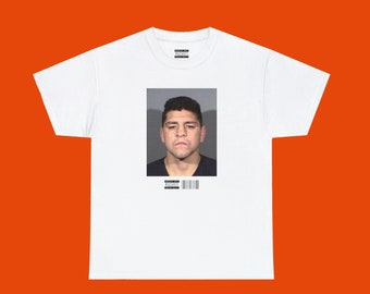 Nick DIAZ Mugshot TSHIRT – Unisex CELEBRITY Y2k Fashion Inspired Ufc Shirt