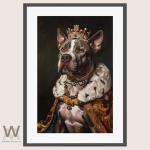 Royal Pet Portrait: Dog King Renaissance Art (Digital Download)