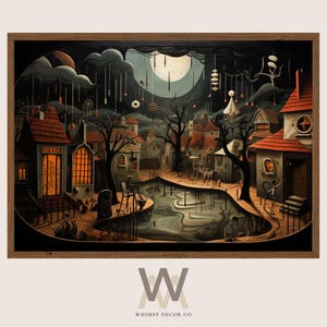 Surreal Dreamscape Art Print: Mystical Fantasy Landscape (Digital Download)