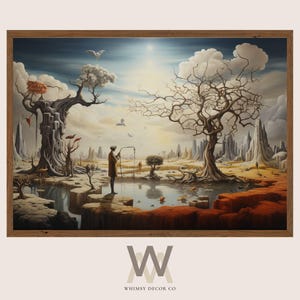 Surreal Dreamscape Art Print: Mystical Fantasy Landscape (Digital Download)