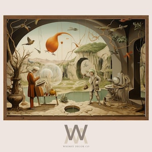 Surreal Fantasy Landscape Art Print: Mystical Dreamscape (Digital Download)