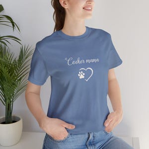 Cocker Mama T-Shirt, Cocker Spaniel Shirt für Hundemamas und Haustierliebhaber, niedliches Hundeliebhabergeschenk und neues Welpen-T-Shirt